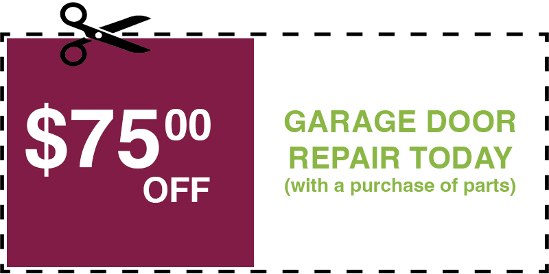 75 off garage door repair